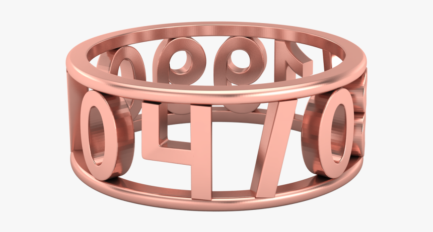 Stylish High Fashion Personalized Number Ring - Cradle, HD Png Download, Free Download