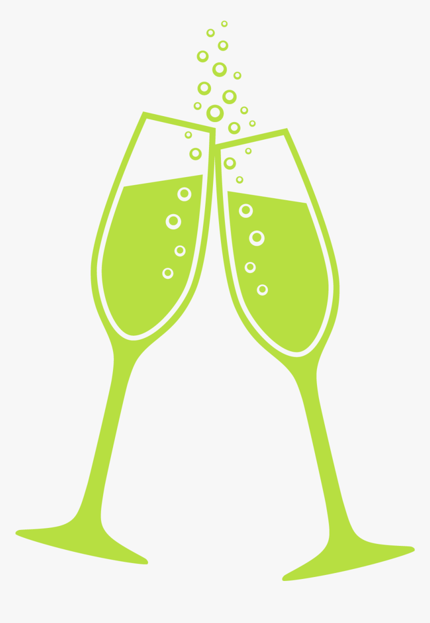 Transparent Champagne Glasses Toast Png - Wine Glass, Png Download, Free Download