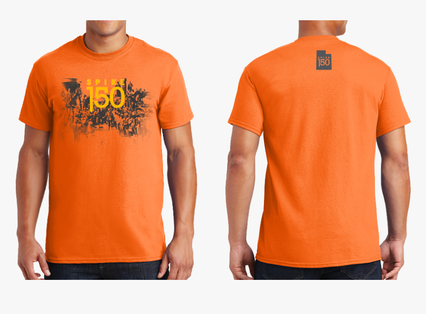 Golden Gildan Shirt Back, HD Png Download, Free Download