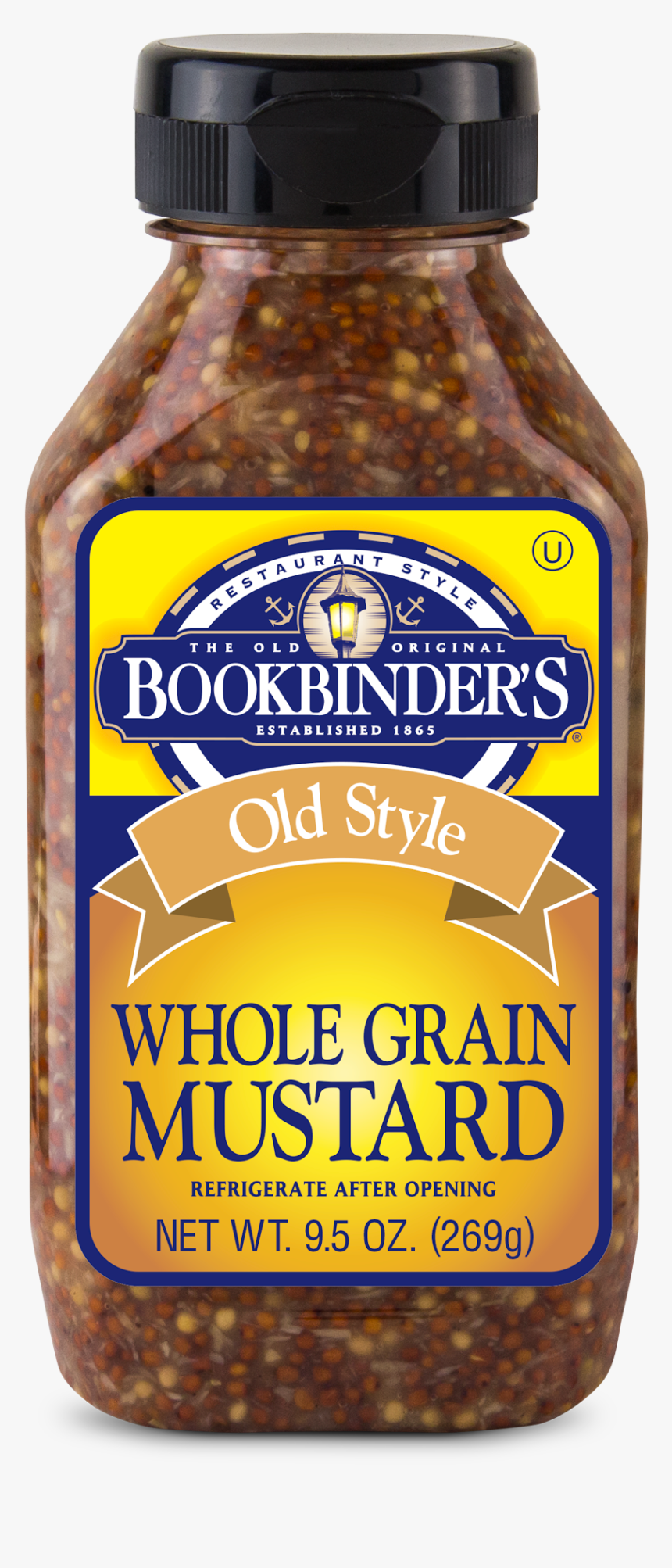 Whole Grain Mustard - Bookbinders Horseradish Mustard, HD Png Download, Free Download