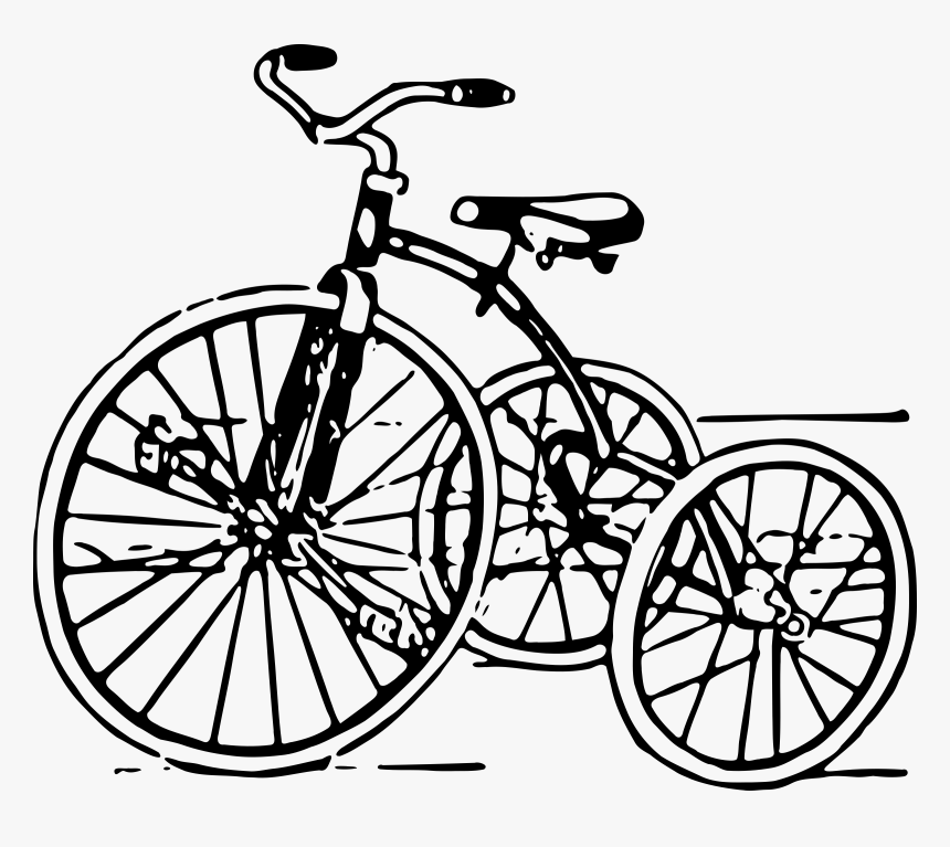 Old Tricycle Clip Arts - Clipart Black And White Toys, HD Png Download, Free Download