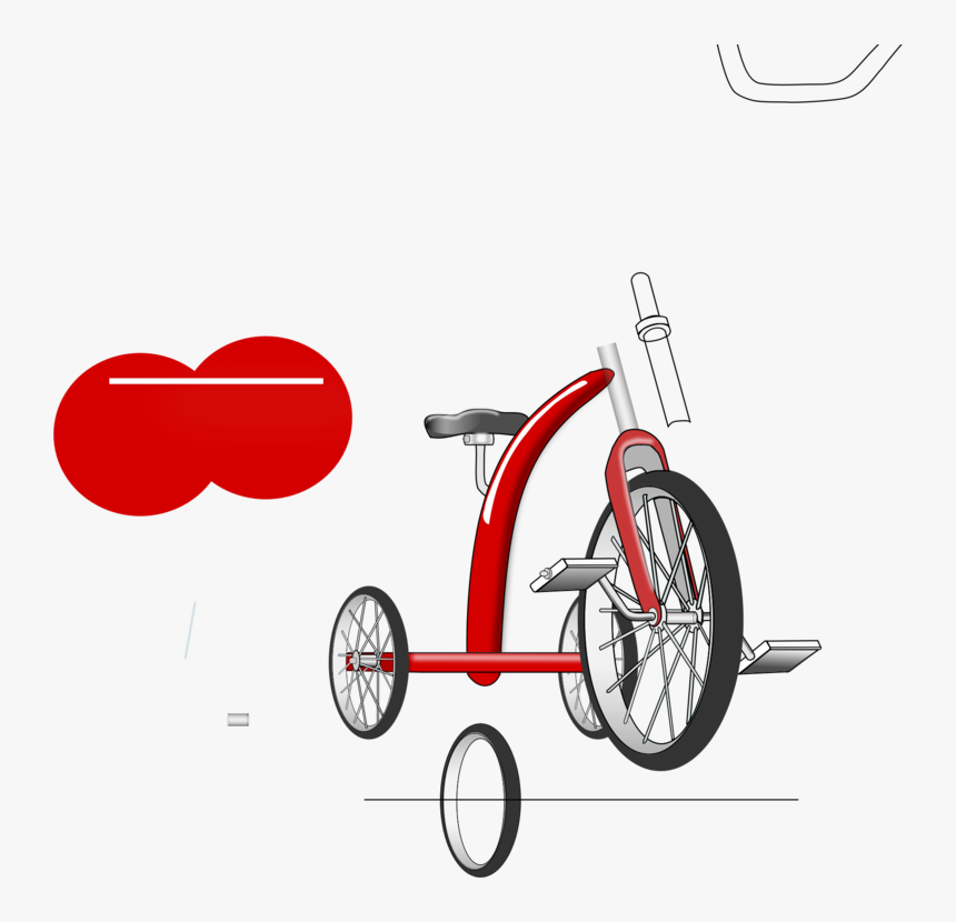 Sticker Tricycle Bicycle Decal Label - Tricycle Png, Transparent Png, Free Download