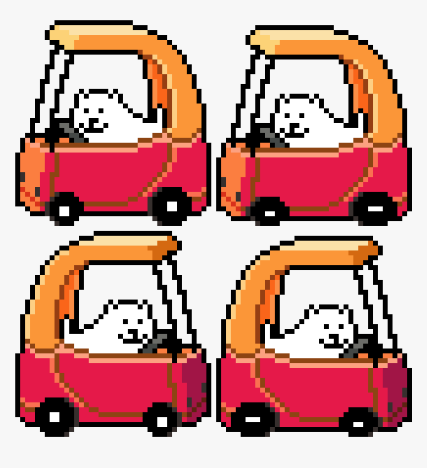 Toby Fox Dog Car, HD Png Download, Free Download