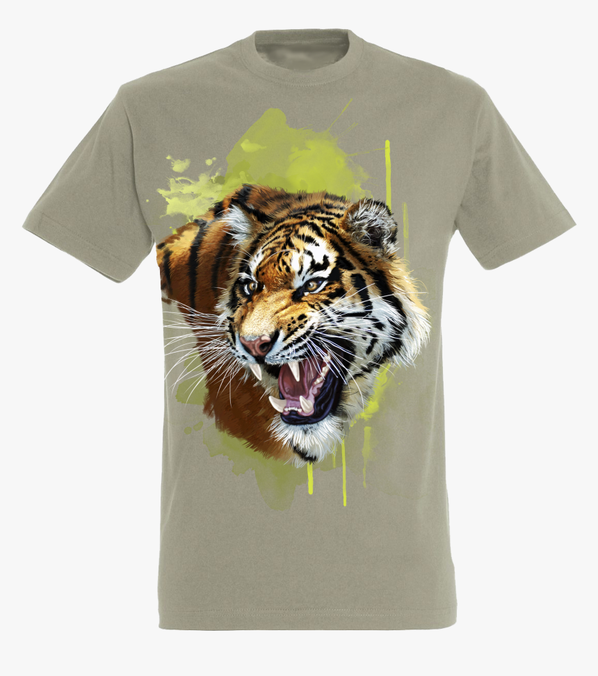 Tiger Head 1 Teens T Shirt - Siberian Tiger, HD Png Download, Free Download