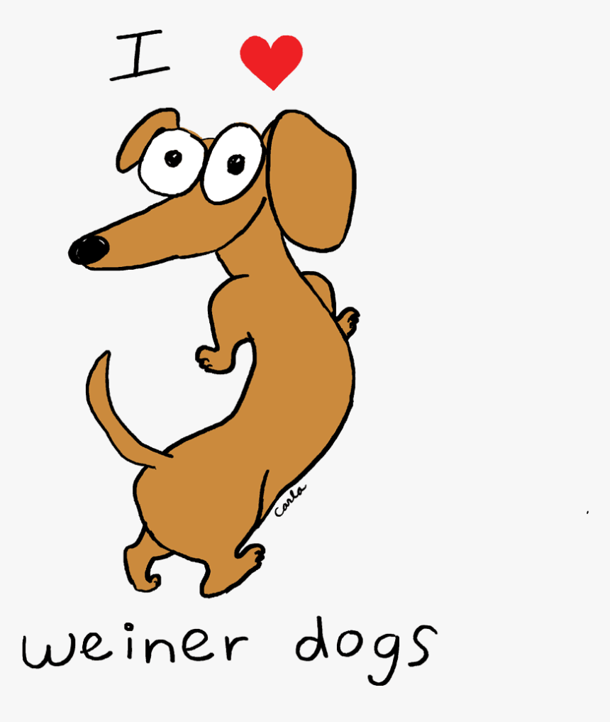 I Heart Dachshund Weiner Dogs - Weiner Dog Or Dachshund, HD Png Download, Free Download