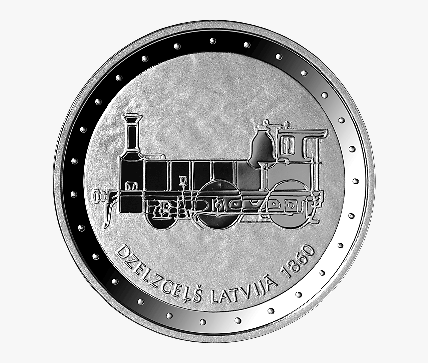 Lv 2011 1lats Railway B - Coin, HD Png Download, Free Download