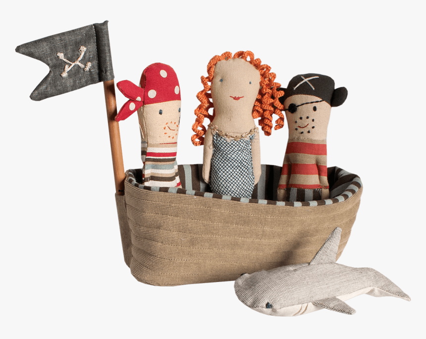 Creative Pirate Ship Rattle Set For A Minimalist Nursery - Maileg Pirate Toy, HD Png Download, Free Download