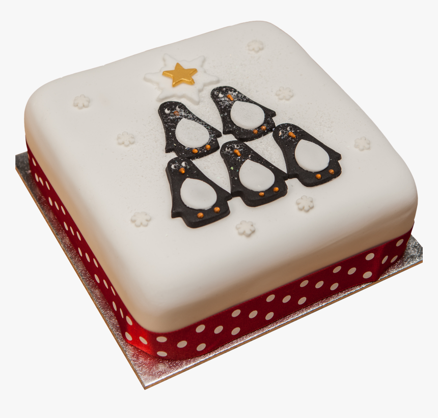 8 Penguin Cake - Fiona Cairns Christmas Cake, HD Png Download, Free Download