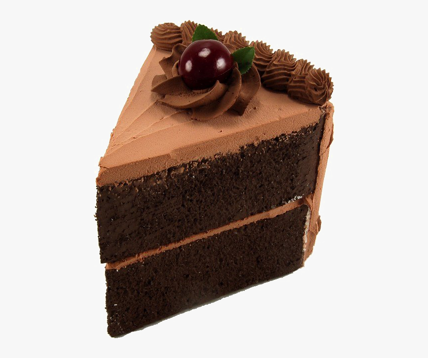 Chocolate Cake Transparent Images - One Slice Of Chocolate Cake, HD Png Download, Free Download