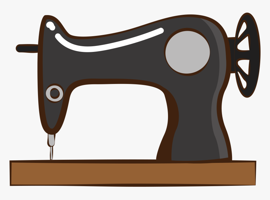 Sewing Machine Retro Clothes Cartoon Png And Vector - Machine, Transparent Png, Free Download