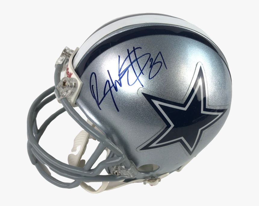 Roy Williams Autograph Dallas Cowboys Mini Helmet Signed - Football Helmet, HD Png Download, Free Download
