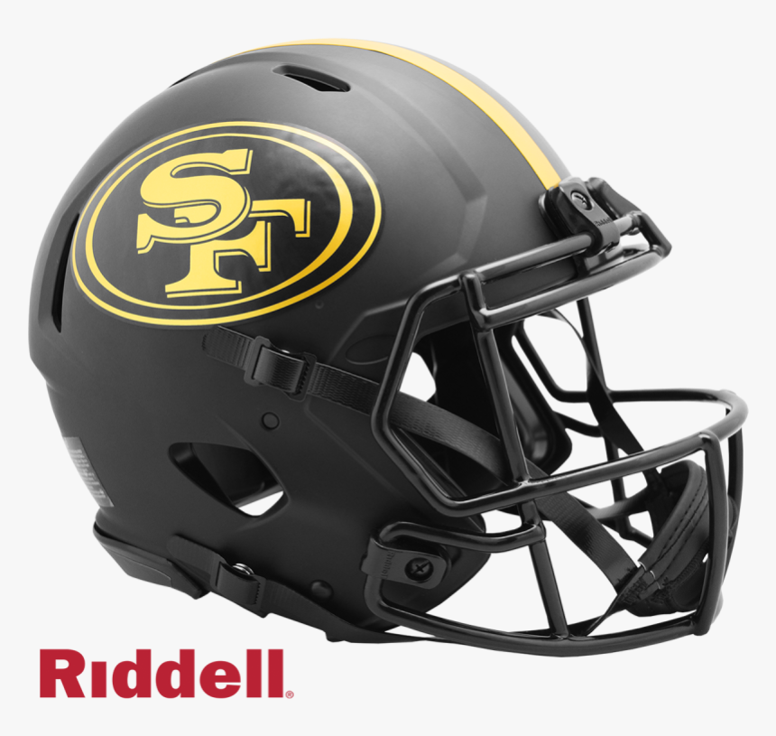 49ers Authentic Eclipse Helmet - 49ers Eclipse Helmet, HD Png Download, Free Download