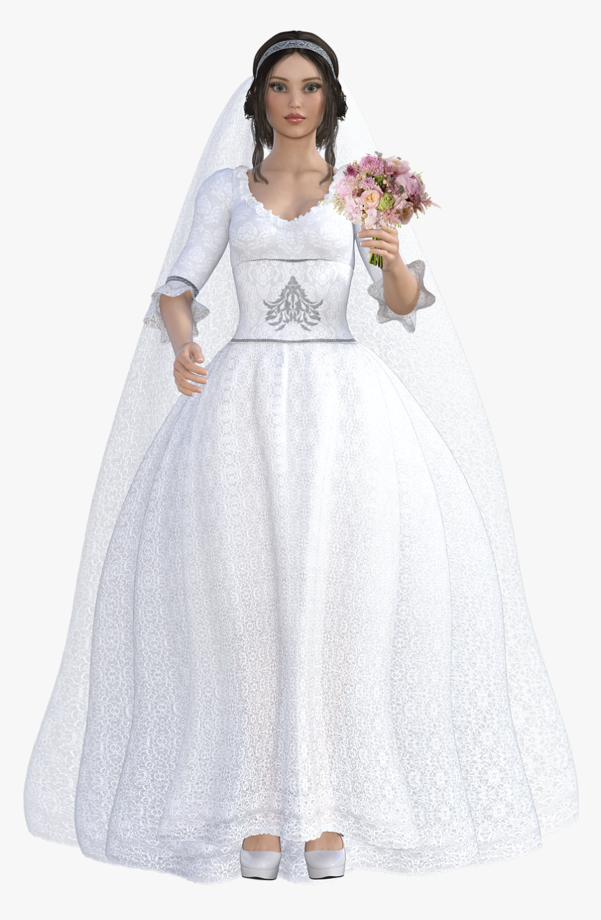 Wedding Dress, HD Png Download, Free Download