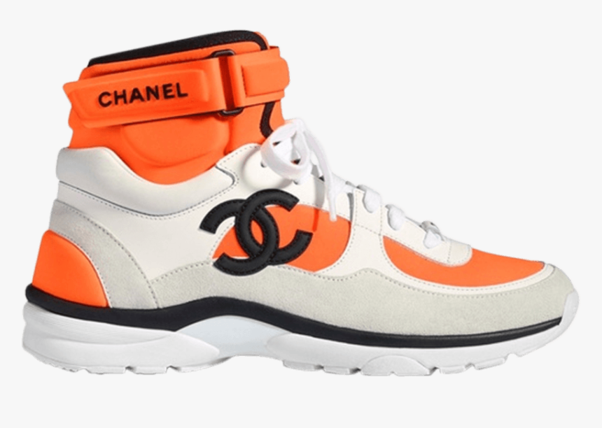 Chanel Wmns Logo High Top - Chanel Shoe Transparent Background, HD Png Download, Free Download