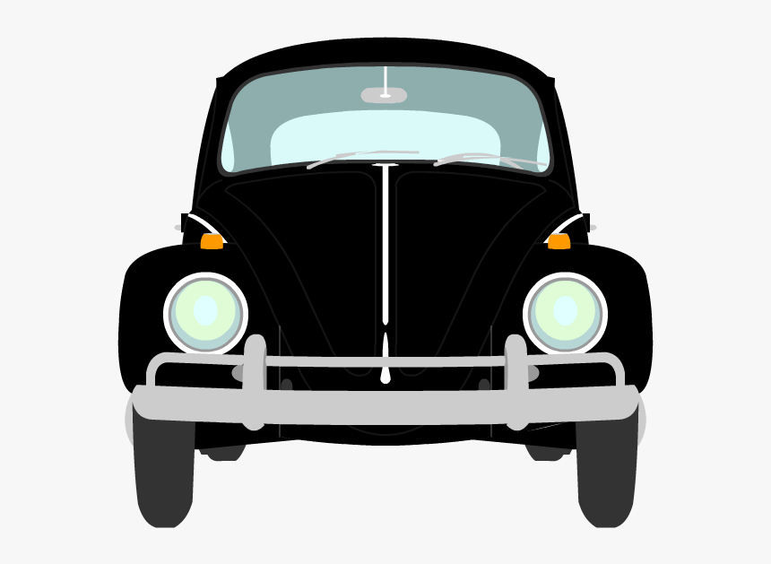 Image Of A Black 1964 1200 Volkswagen - Antique Car, HD Png Download, Free Download