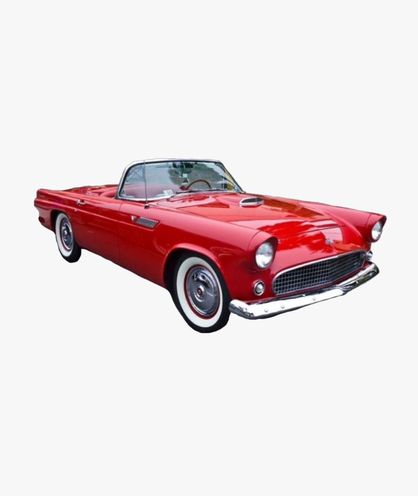 Vintage Red Car Png, Transparent Png, Free Download