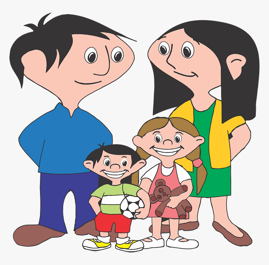 Happy Family Clipart - Ludzie Clipart, HD Png Download, Free Download