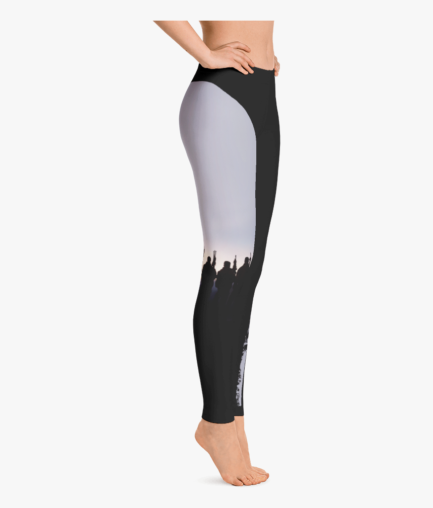 Legs Wasit Down Png - Back The Blue Leggings, Transparent Png, Free Download