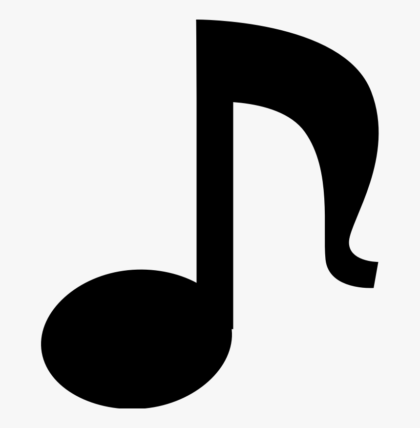 Silhouette Musical Note Clip Art - Shape Of Musical Notes, HD Png Download, Free Download