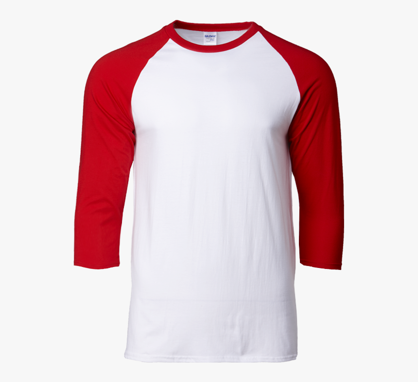 Adult 3/4 Sleeve Raglan T-shirt - Long-sleeved T-shirt, HD Png Download, Free Download