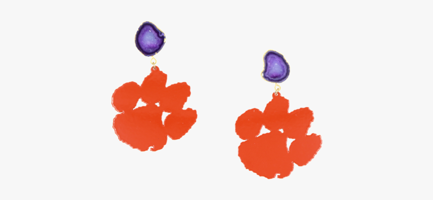 Clemson Earrings, HD Png Download, Free Download