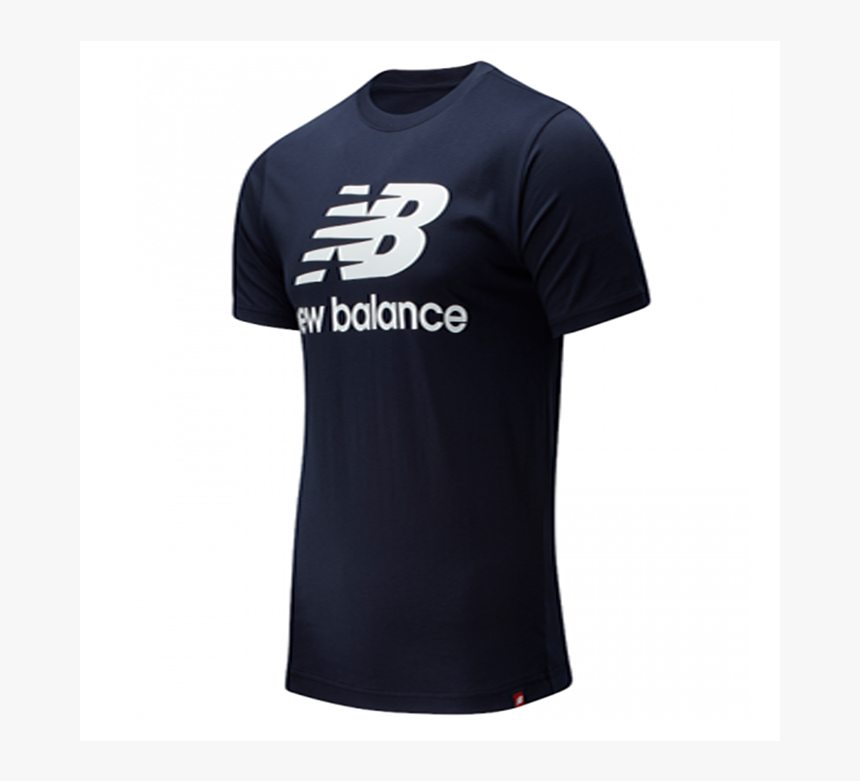 New Balance Men's Essentials Stacked Logo Tee, HD Png Download, Free Download