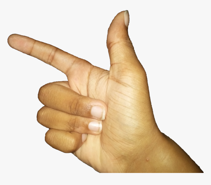 Transparent Hand With Gun Png - Transparent Background Finger Gun Png, Png Download, Free Download