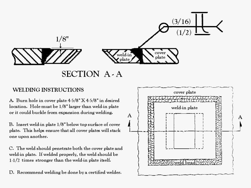 Lock N Lift - Welding Instructions, HD Png Download, Free Download