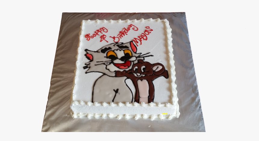 Tom And Jerry Logo - Birthday Cake, HD Png Download, Free Download