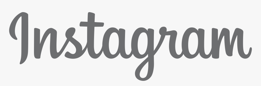 Instagram 2 Logo Png Transparent - Transparent Background Instagram Text Logo, Png Download, Free Download