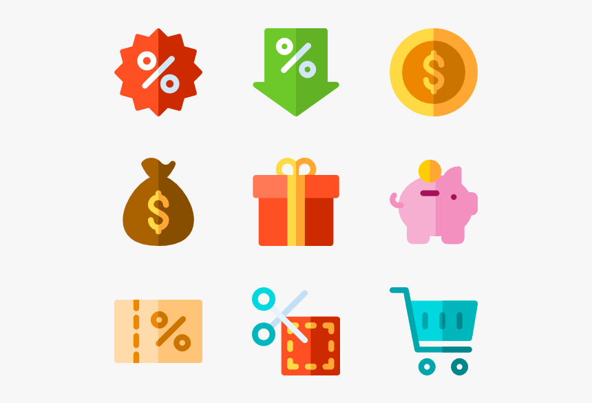 Discount Flat Icon Png, Transparent Png, Free Download