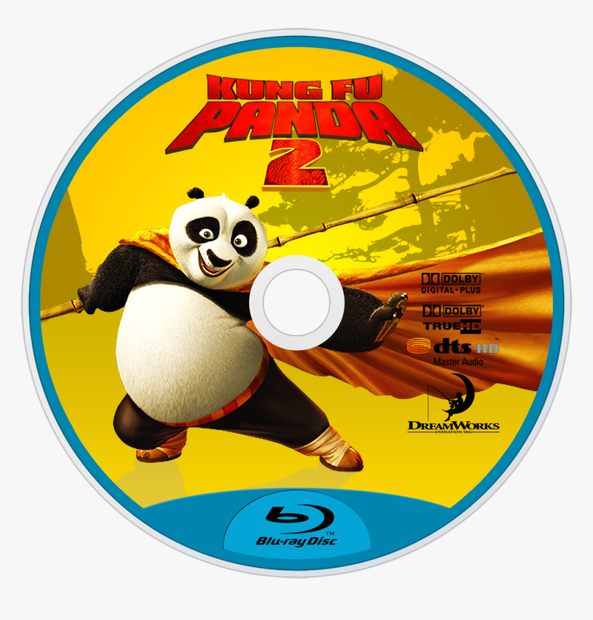 Kung Fu Panda 2 Bluray Disc Image - Kung Fu Panda 2, HD Png Download, Free Download