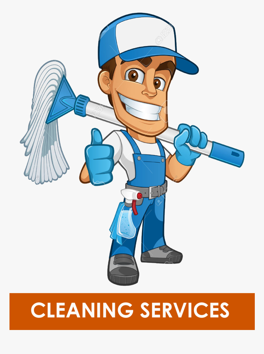 Library Of Man Cleaning House Library Png Files Â - Window Cleaner Broom Clipart, Transparent Png, Free Download