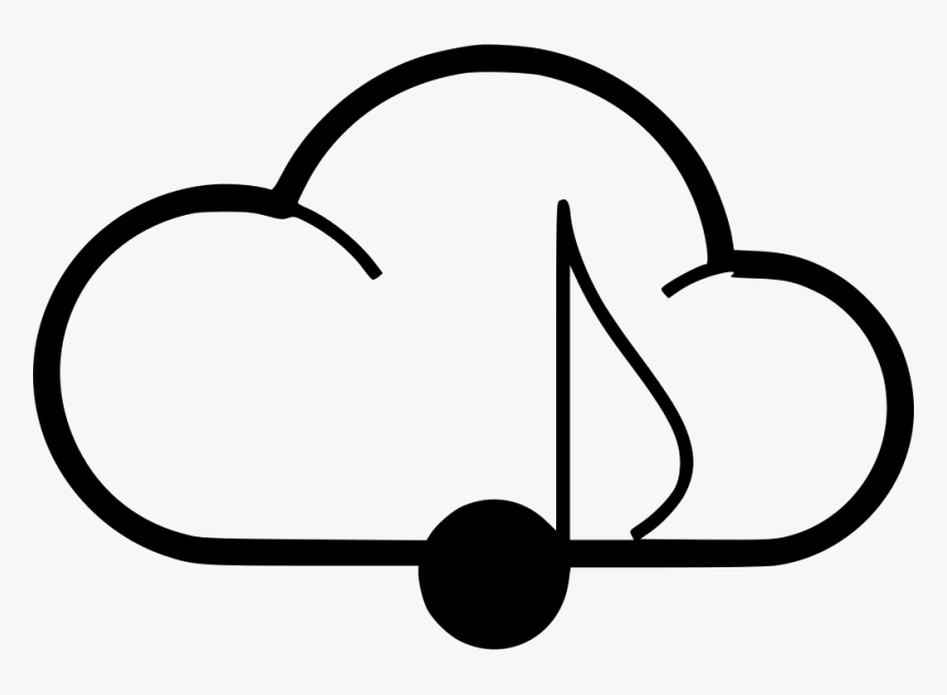 Cloud Musical Eighth Note - Portable Network Graphics, HD Png Download, Free Download
