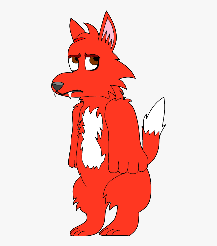 Sad Pathetic Cartoon Fox By Flies In My Eyes - Red Fox Sad Cartoon, HD Png Download, Free Download