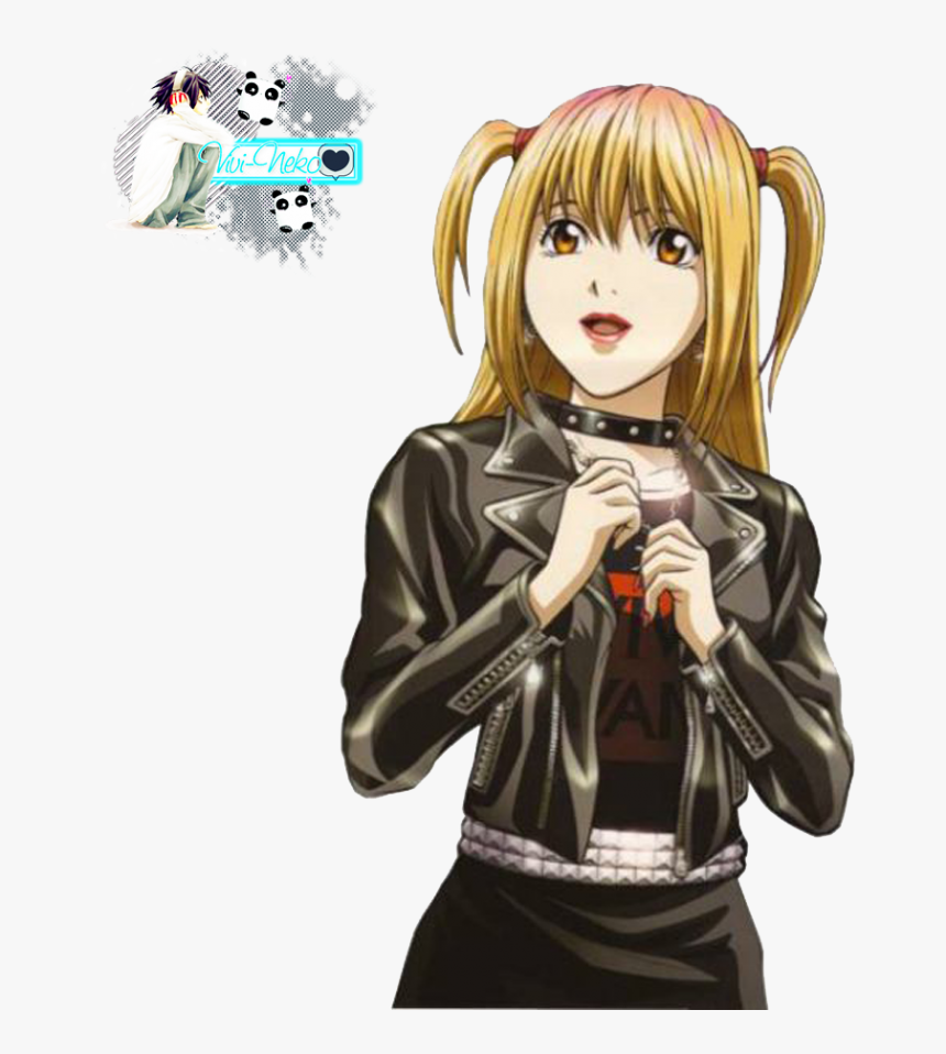 Misa Death Note Png - Death Note Misa Amane, Transparent Png, Free Download