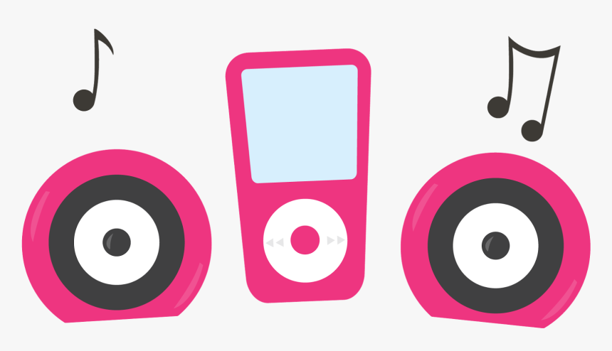 A Night To Clip Art - Pink Ipod Cartoon, HD Png Download, Free Download