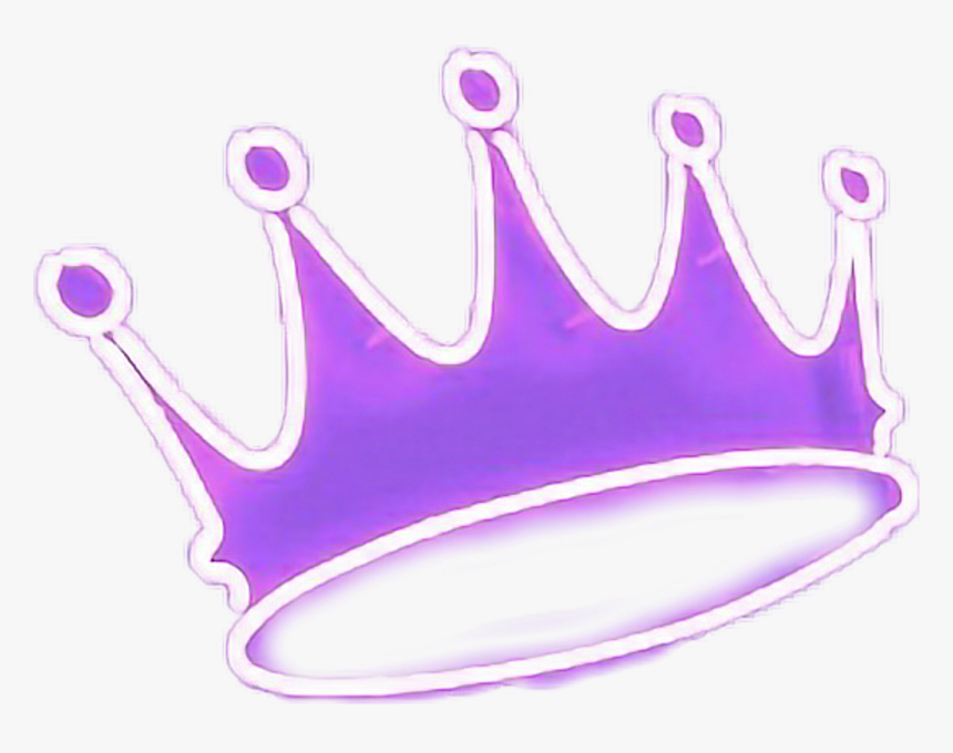 #crown #neon #purple #king #queen #sexy #re #prince - Neon Purple Crown Png, Transparent Png, Free Download