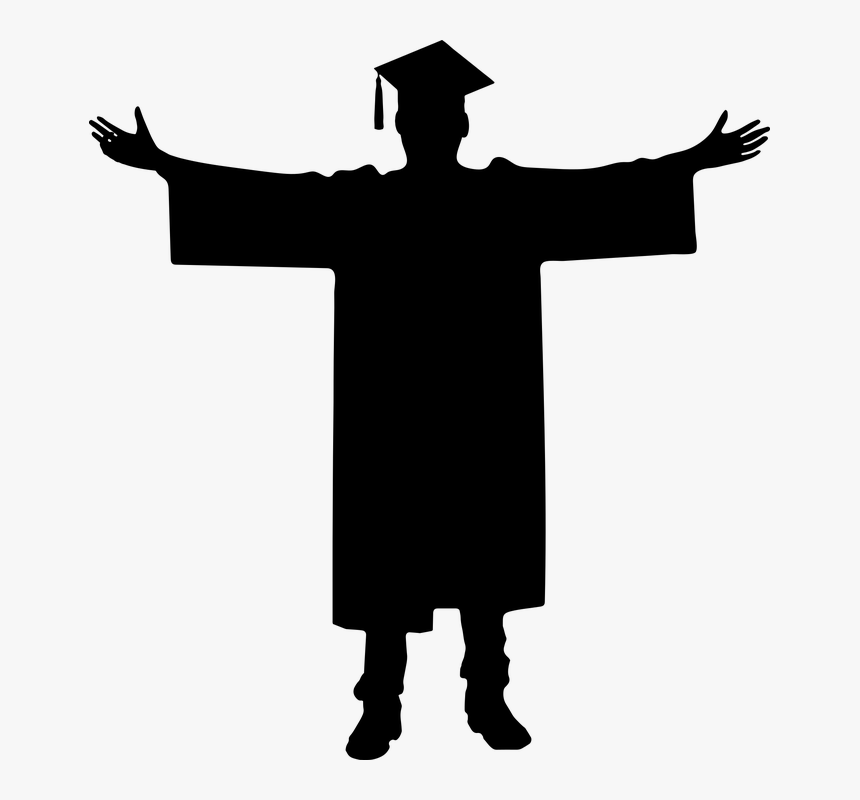 2020 Graduation Silhouette, HD Png Download, Free Download