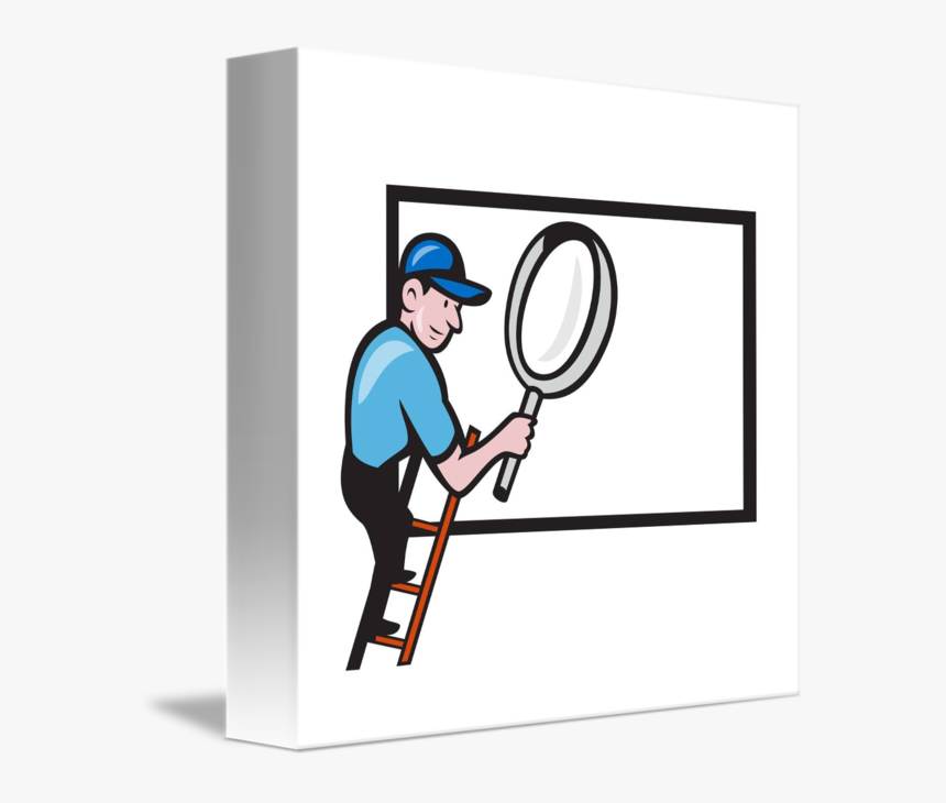 Magnifying Clipart Tumblr Transparent - New Year 2014 Painter Painting Billboard, HD Png Download, Free Download