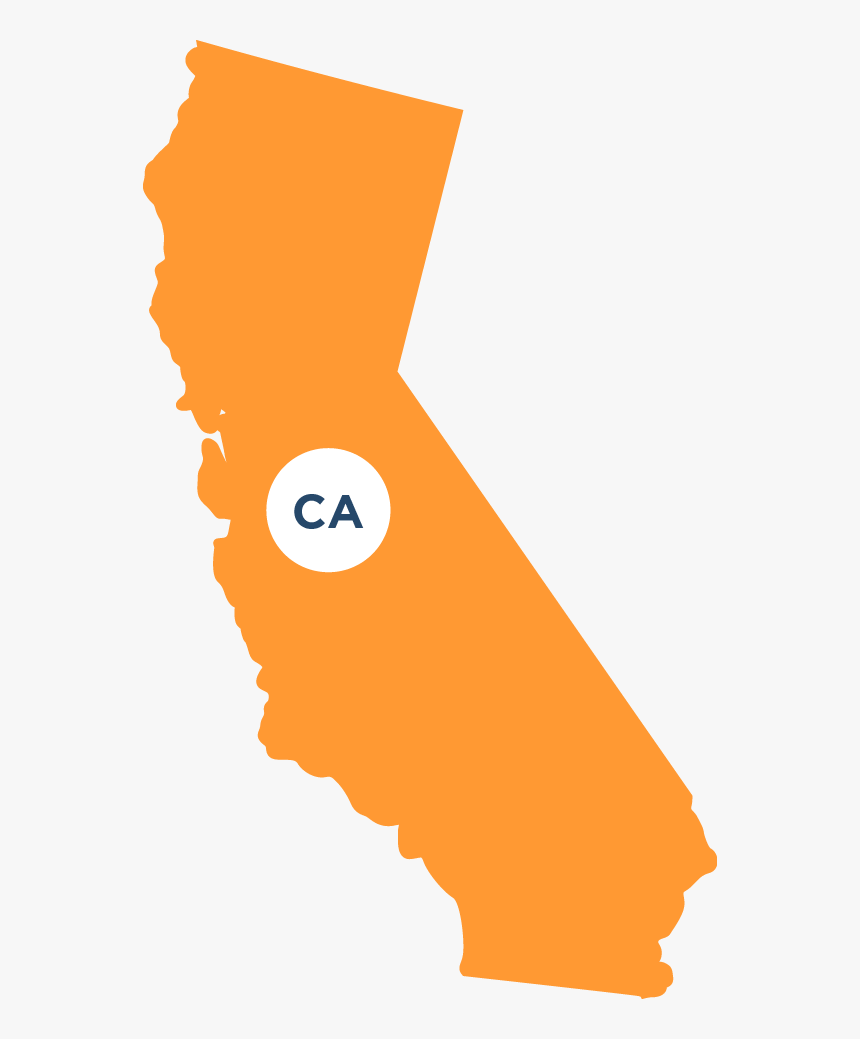 Transparent California State Clipart - California Map No Background, HD Png Download, Free Download