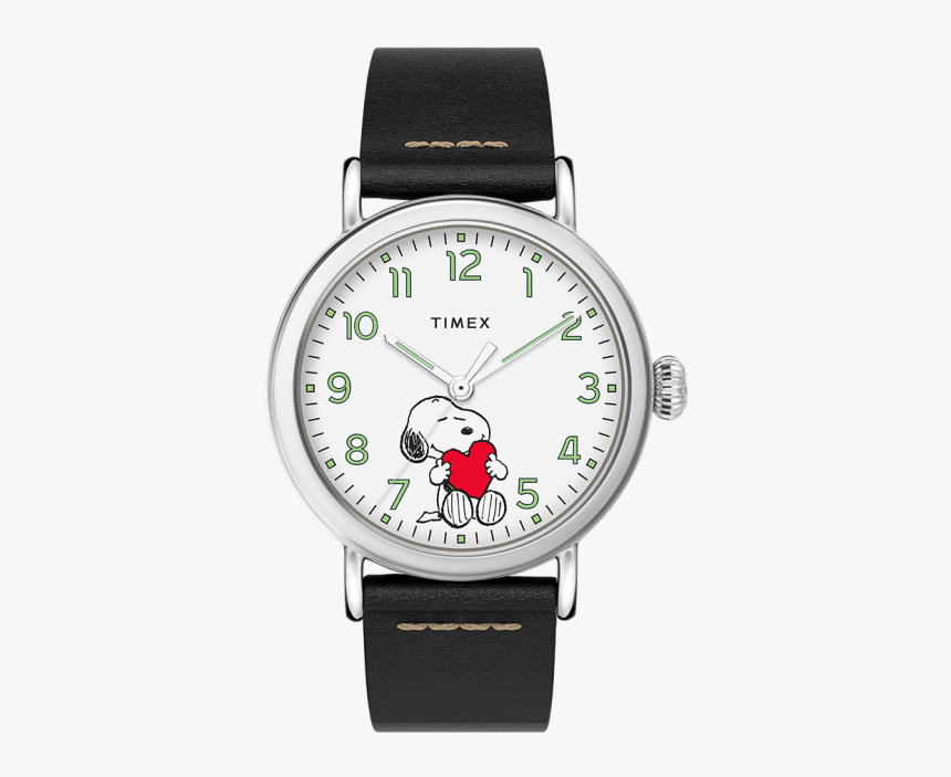 Timex Standard X Peanuts Featuring Snoopy Valentine& - Snoopy Timex Watches St Patrick, HD Png Download, Free Download