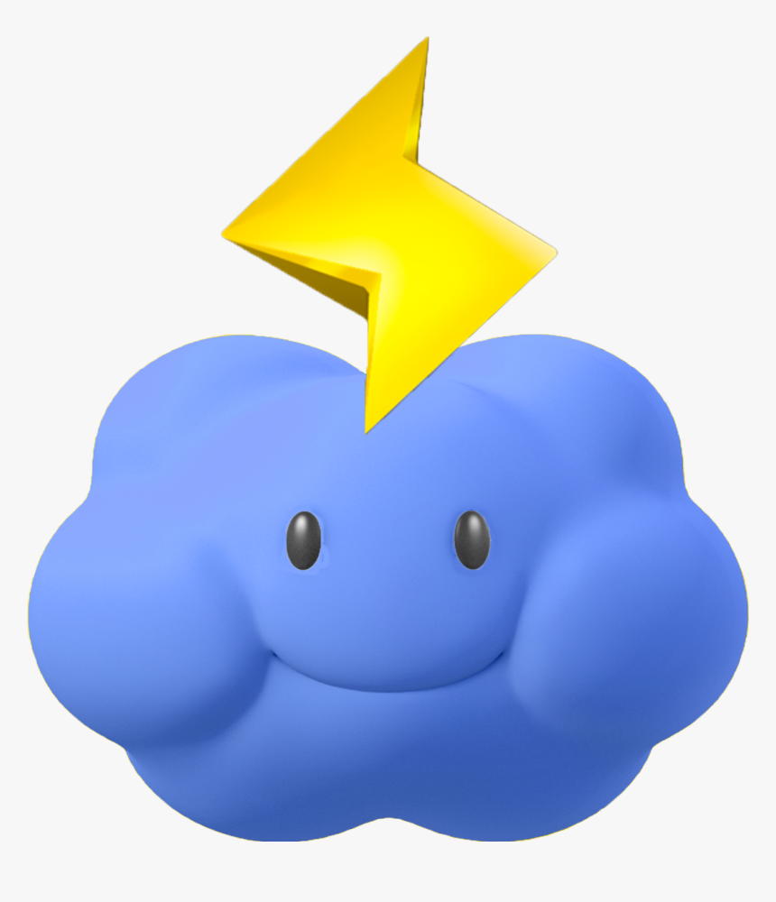 Transparent Thunderstorms Clipart - Mario Kart Thunder Cloud, HD Png Download, Free Download