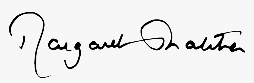 Trump Signature Png - Margaret Thatcher Signature Transparent, Png Download, Free Download