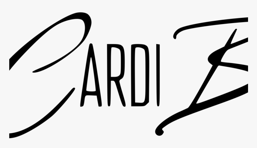 Cardi B Signature , Png Download - Bruno Mars Signature Png, Transparent Png, Free Download