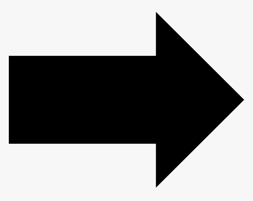 Arrow Pointing Right - Black Arrow Sign, HD Png Download, Free Download