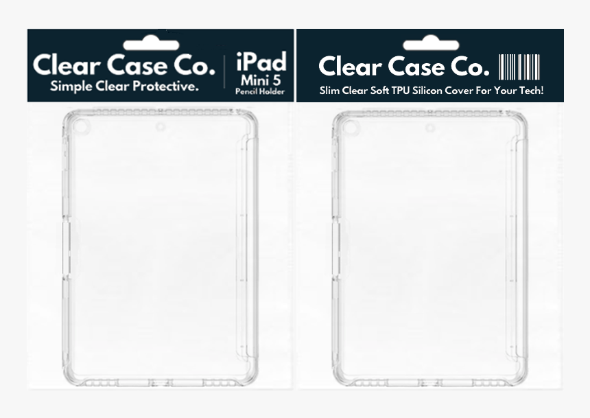 Ipad Mini 5 Pencil Holder Transparent Soft Silicon - Paper, HD Png Download, Free Download