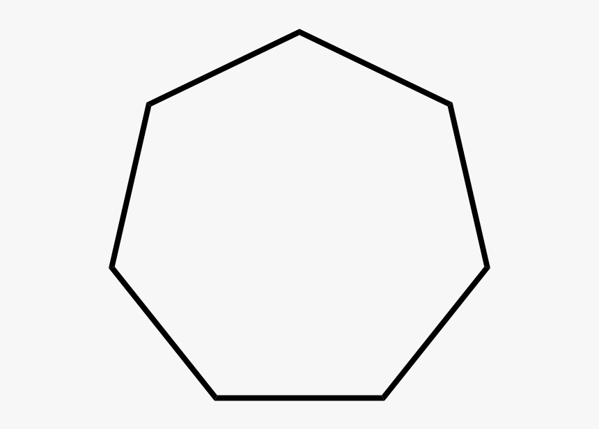 File - Cycloheptaan - Many Sides Does A Heptagon Have, HD Png Download, Free Download