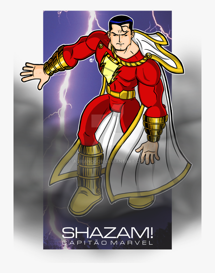 Clip Freeuse Download Captain Marvel By Adrianogon - Cartoon, HD Png Download, Free Download