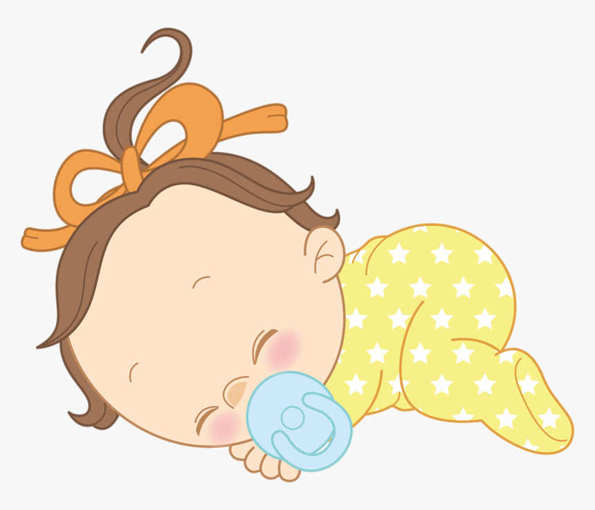 Picture Freeuse Download Beb Gestante S Pinterest Babies - Sleeping Baby Girl Clipart, HD Png Download, Free Download